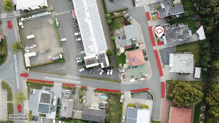 Anfahrt Schweizer Solutions Hauptquartier